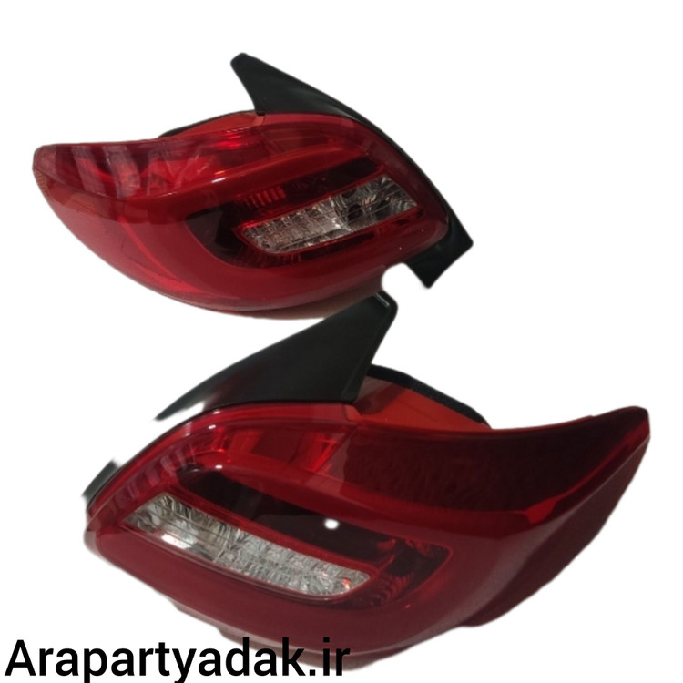 چراغ خطر عقب فابریک مدرن مناسب پژو 207 همراه با لامپ و LED چپ و راست