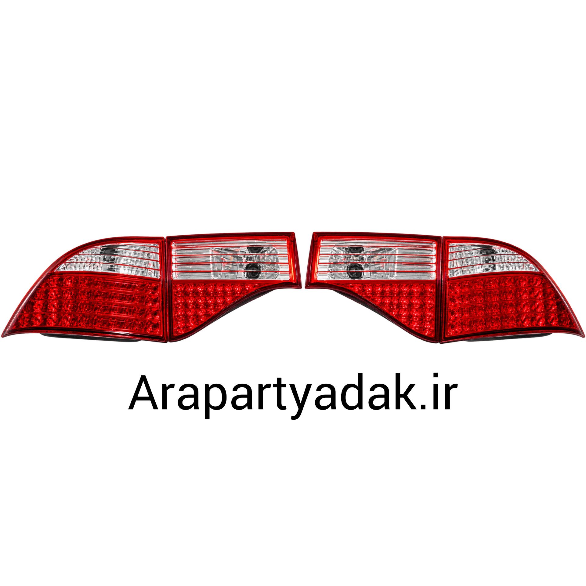 خطر عقب سورن معمولی چپ و راست روی بدنه و صندوق (4تیکه)